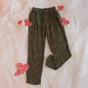 Urban Outfitters cheetah pants!